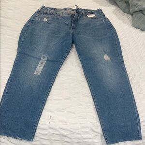 Old Navy Medium Blue OG CURVY STRAIGHT LEG Jeans